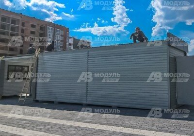 AV-modul. Торговый павильон в Каменце. Фото 6